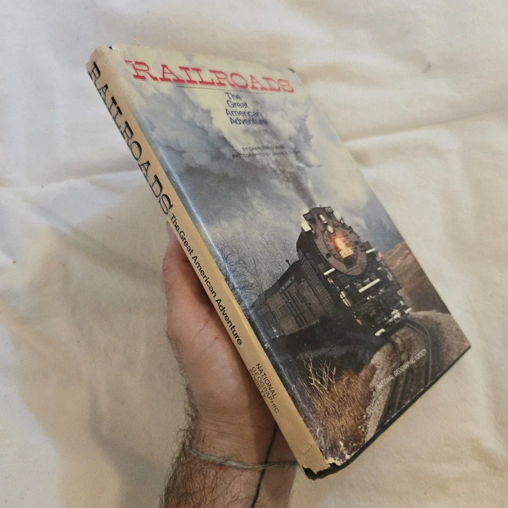 VTG‎ RAILROADS The Great American Adventure BY CHARLTON OGBURN 1977 History USA